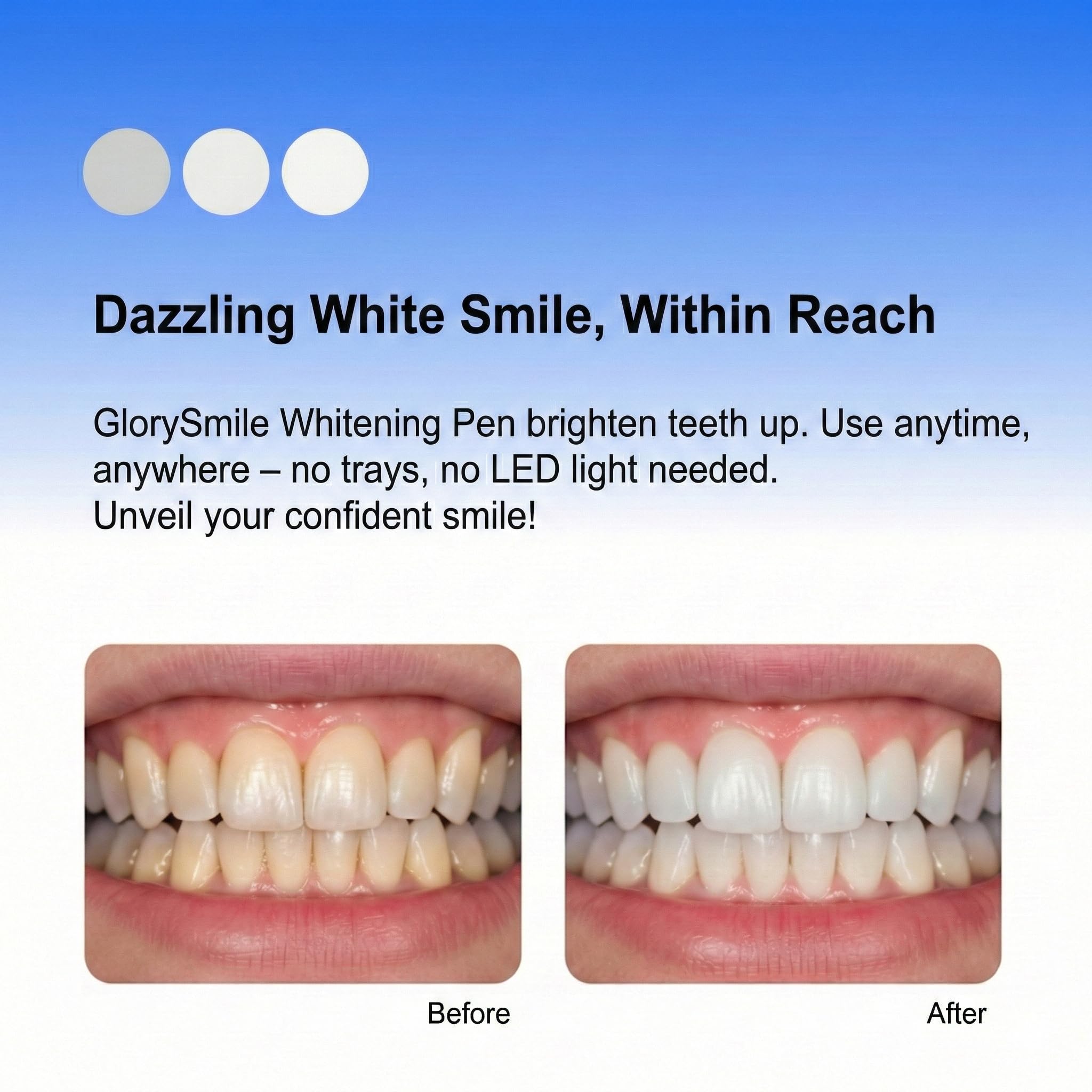LoQFA whitening against wine stains for a refreshed smile.