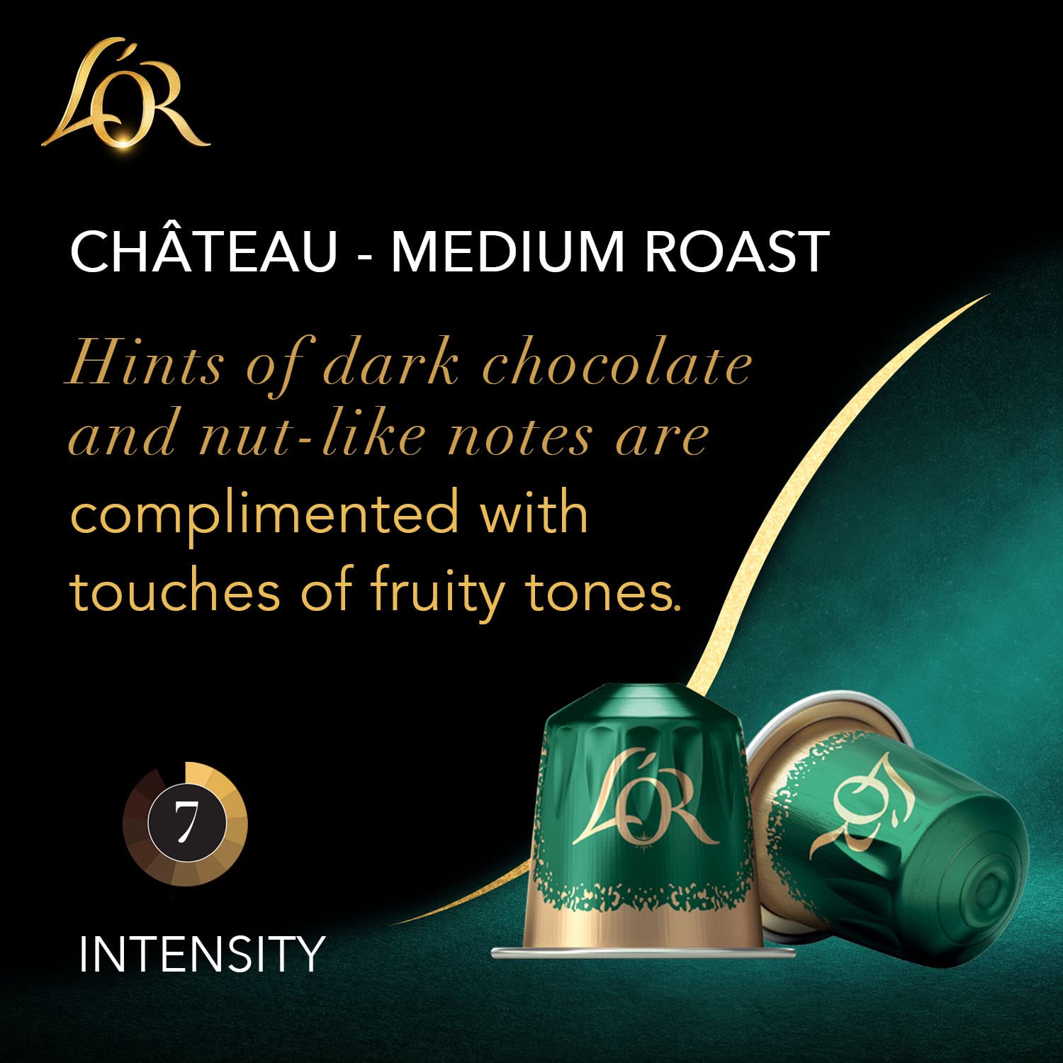 L'OR aluminum capsules are recyclable, preserving aroma and freshness