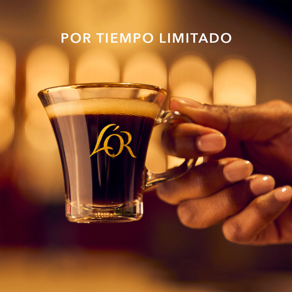 L'OR 10-count pack highlighting convenient single-serve capsules.