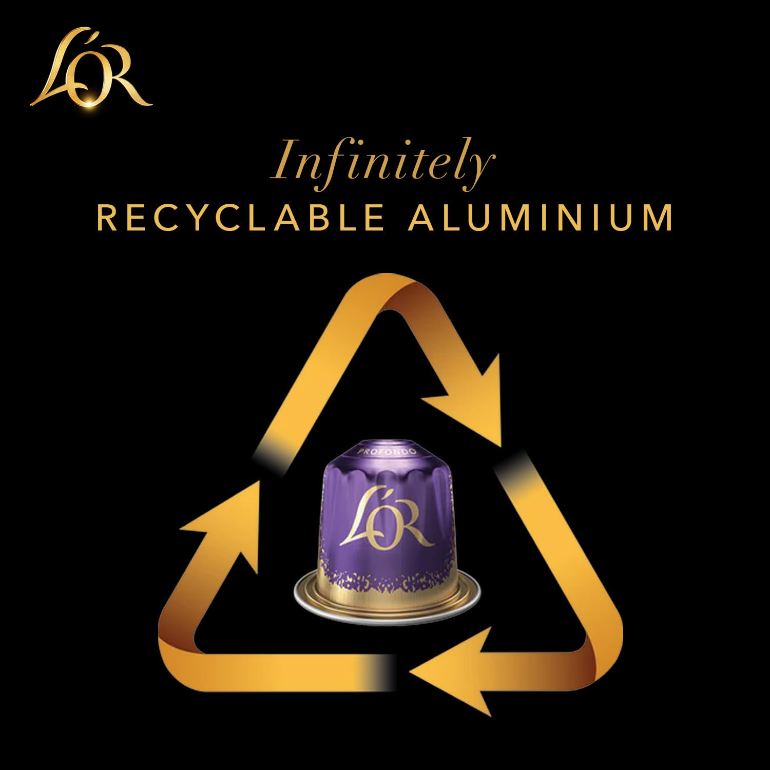 L'OR packaging preserves aroma for a consistent cup