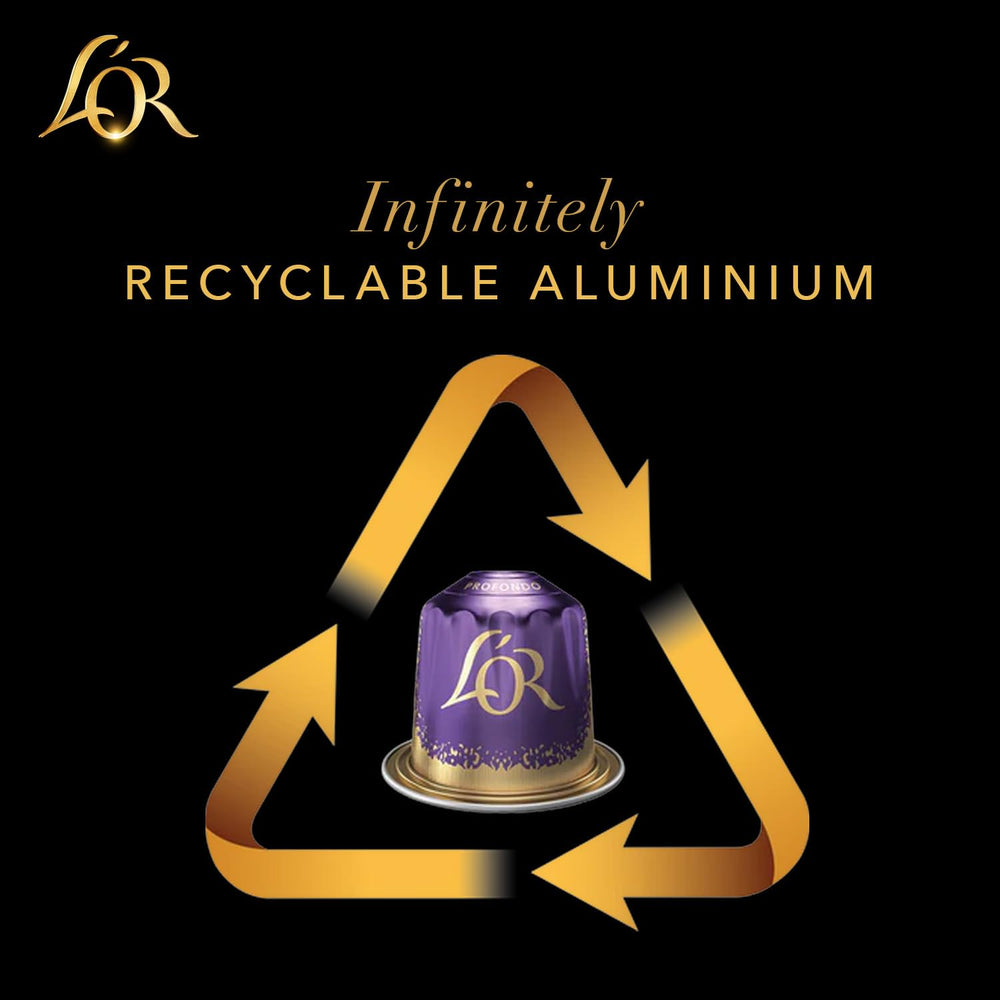 L'OR packaging preserves aroma for a consistent cup