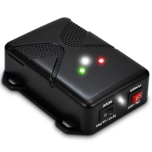 Loraffe LED strobe light indicates active deterrence around the engine