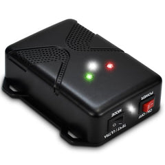 Loraffe LED strobe light indicates active deterrence around the engine