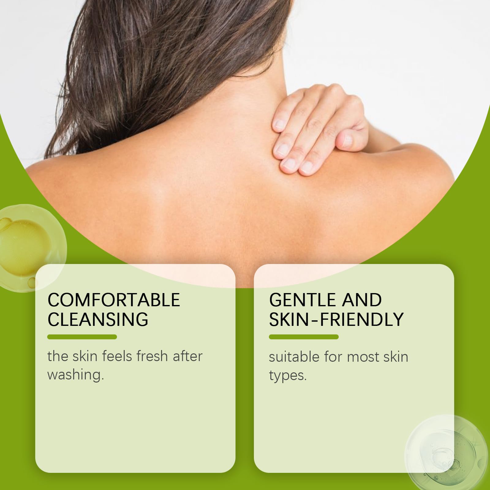 Loravey Antifungal Relief Soap Bar foaming net use offers deep cleaning with mild bubbles.