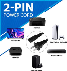 LORDTRONICS 3ft C7 end detail, versatile for gaming consoles
