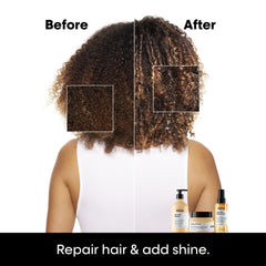 L'Oréal Professionnel Paris Absolut Repair Mask dispensing pump enables easy, smooth application