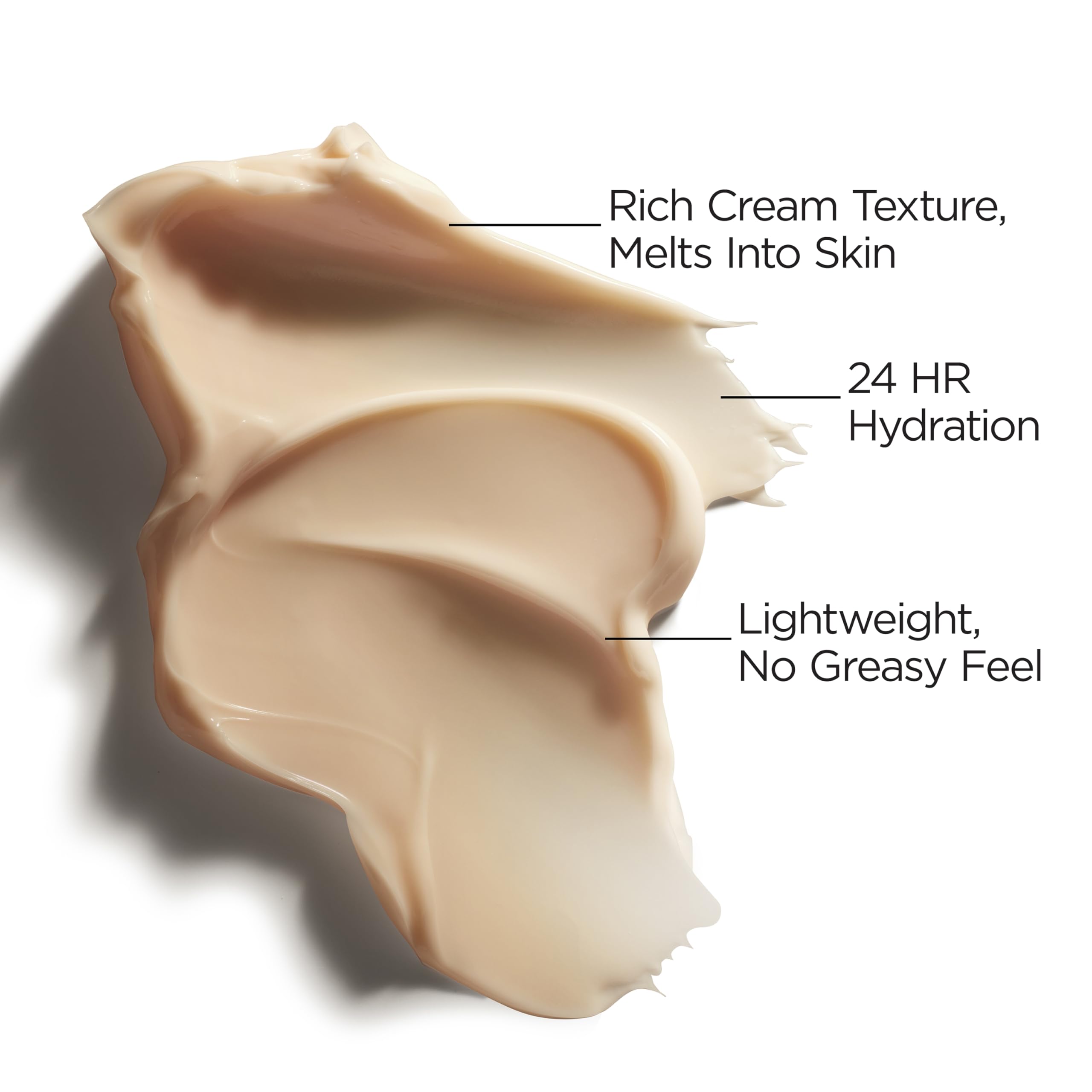 L'Oreal Paris Age Perfect Midnight Cream jar is shown being applied to the skin.
