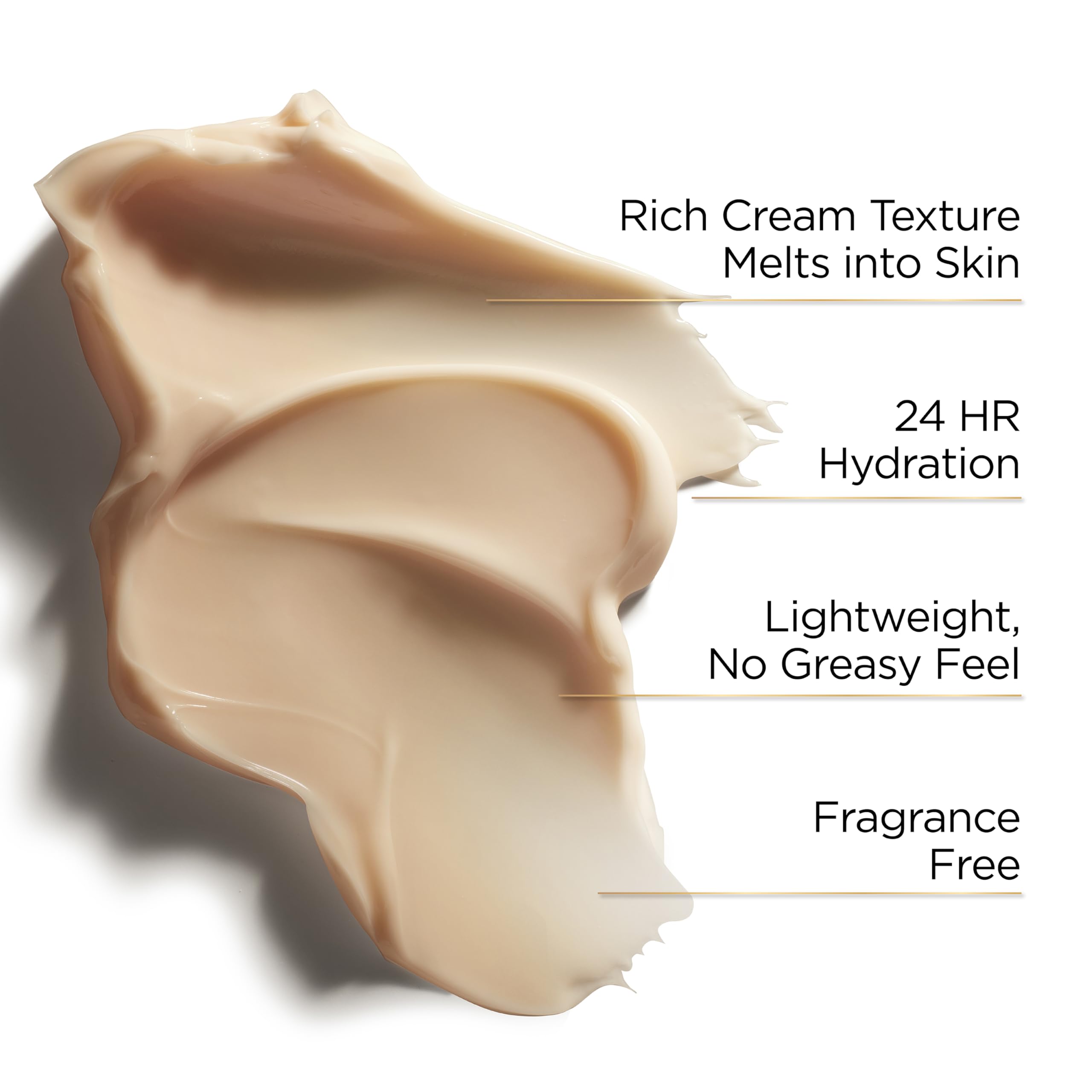 Close-up of Midnight Cream texture ready for nighttime application on face