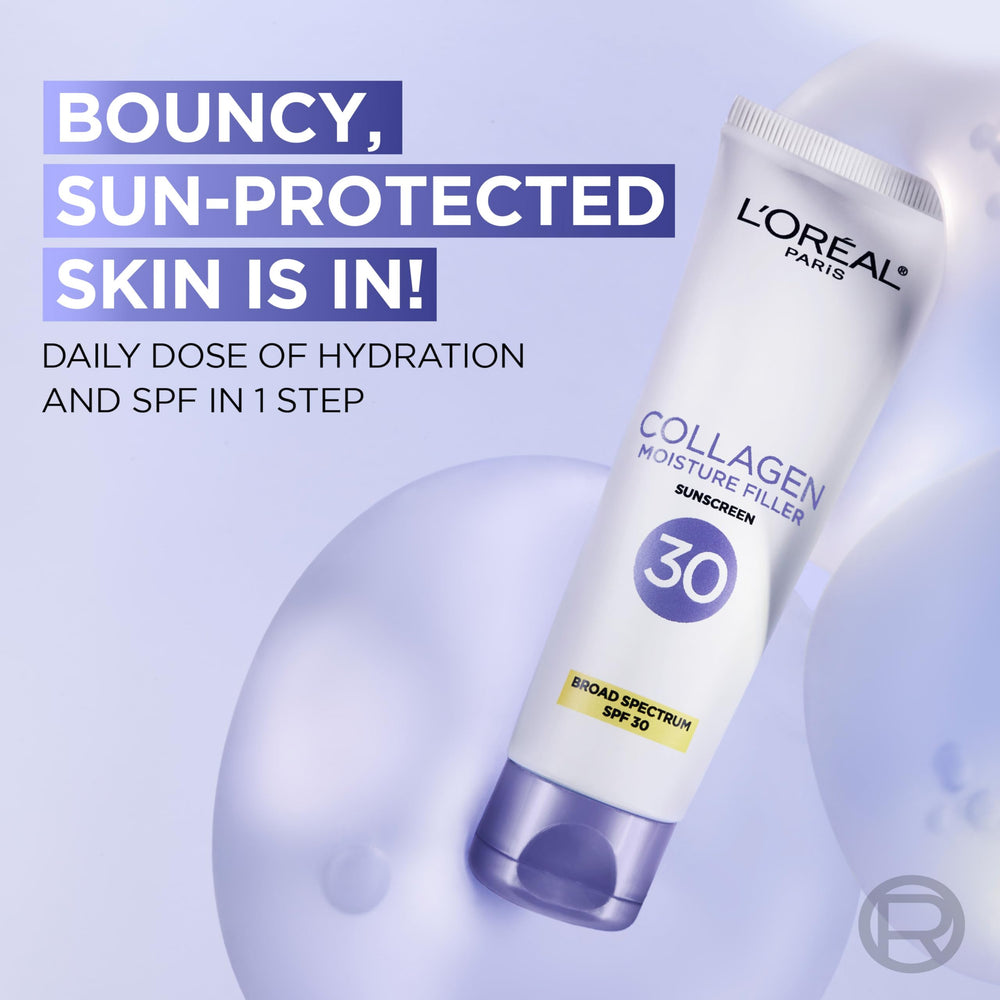 Close-up of SPF 30 cream texture with invisible semi-matte finish.