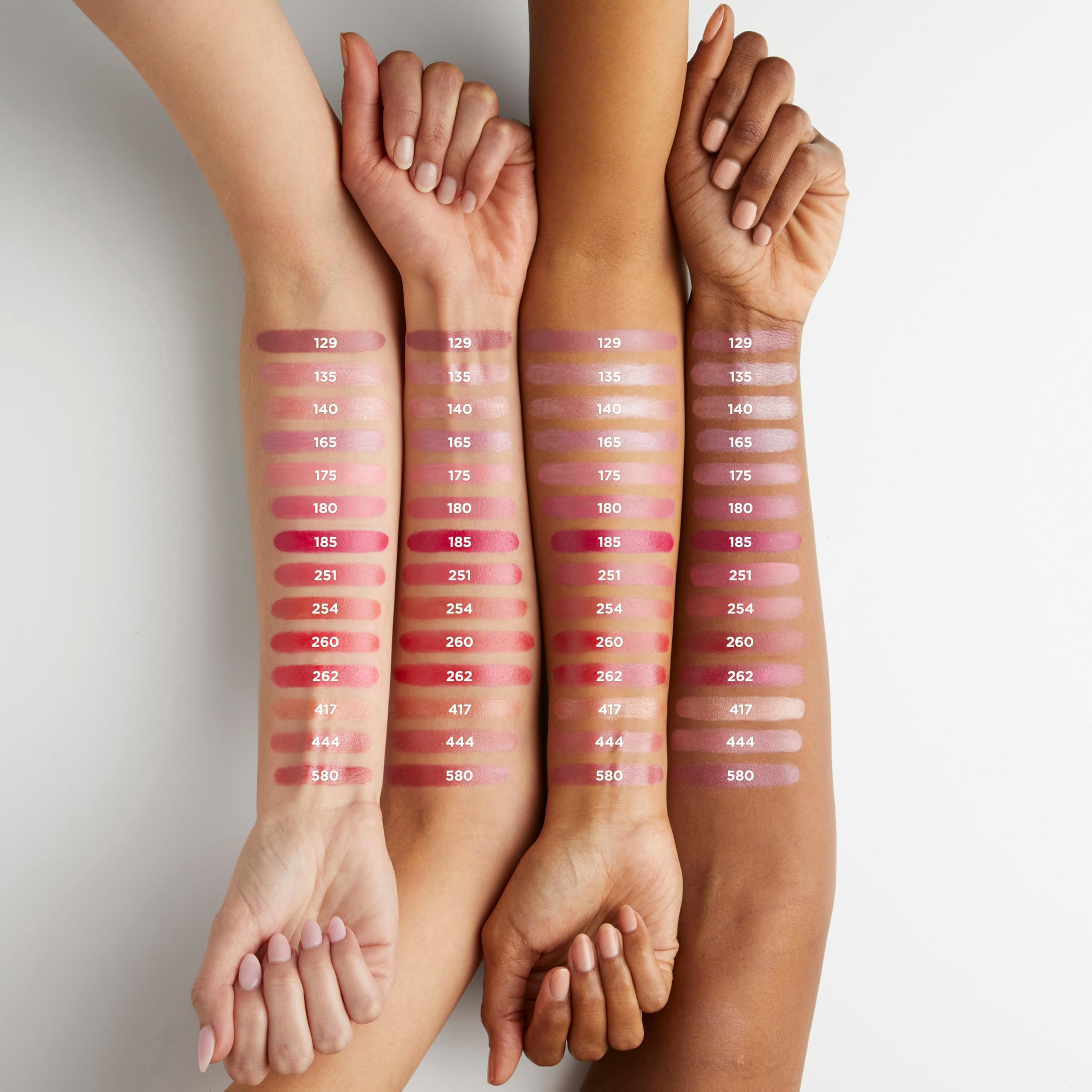 L'Oreal Paris Colour Riche Miss Magenta lips close-up highlights smooth, hydrated texture.