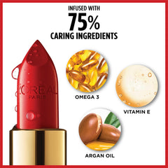 L'Oreal Paris Colour Riche Pink Flamingo creamy texture delivers long-lasting color.