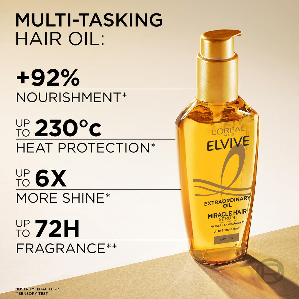 Before-shampoo nourishment with Extraordinary Oil to enhance softness and manageability.