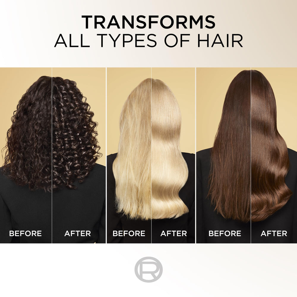 Before-styling protection using Extraordinary Oil to reduce frizz and heat damage.