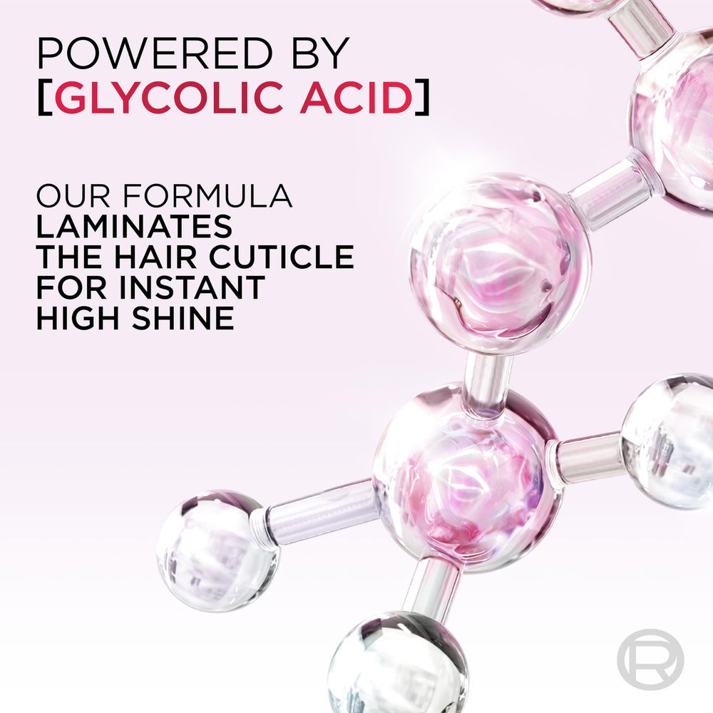 L'Oreal Paris Elvive Glycolic + Gloss conditioner pump for quick styling.