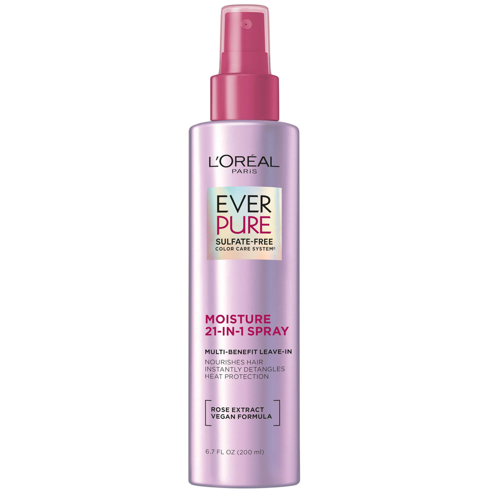L'Oreal Paris EverPure bottle front highlighting color care and vegan formula.