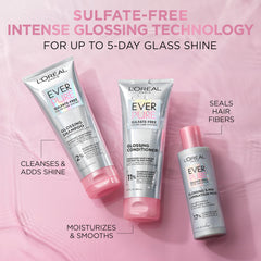 L'Oreal Paris EverPure Glossing Mask jar for intense smoothness and shine