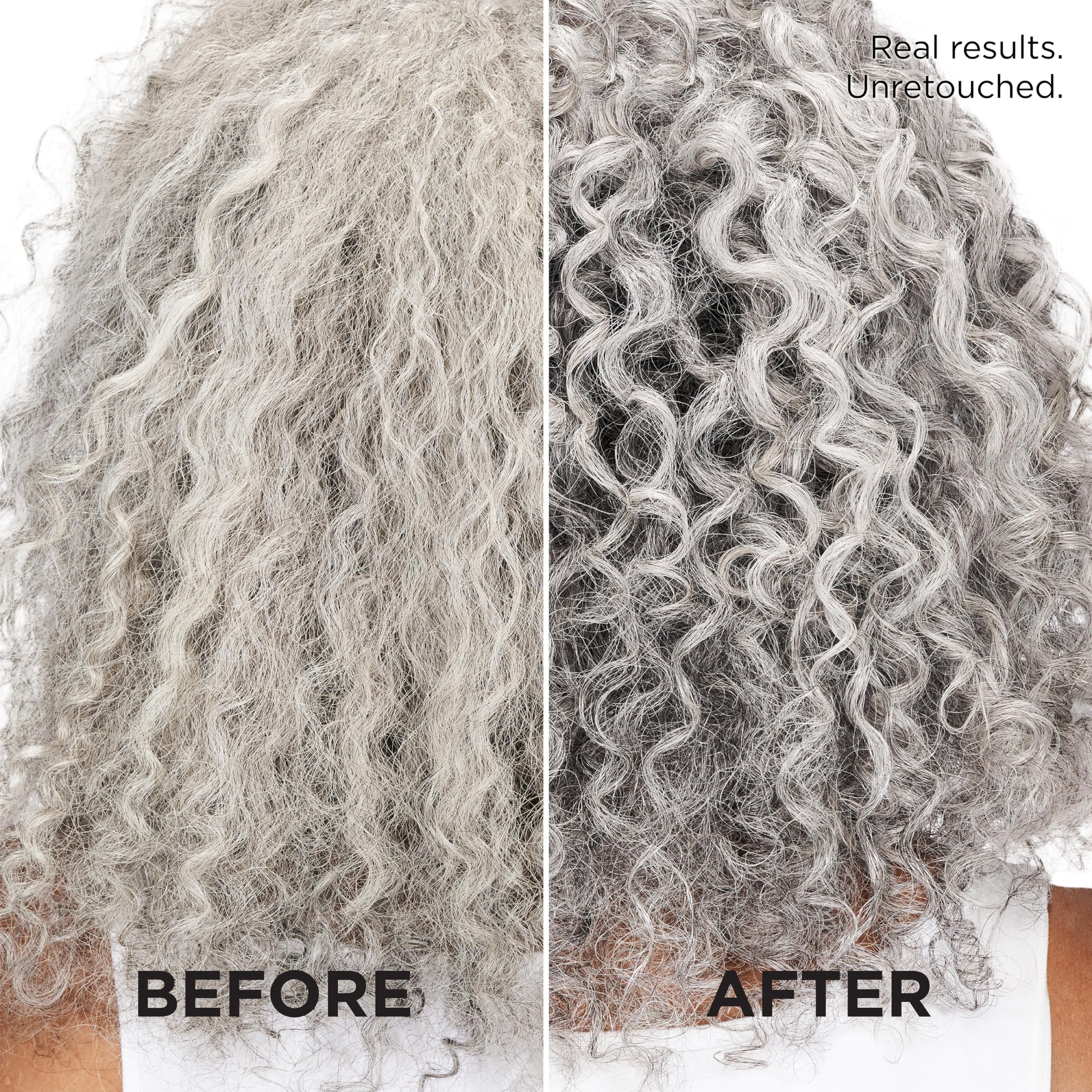 8.5 oz bottle of EverPure Silver Care conditioner on vanity.