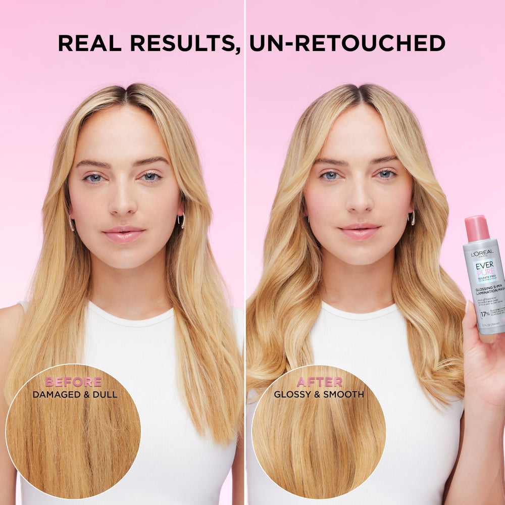 L'Oreal Paris EverPure vegan formula icon indicating color-safe care