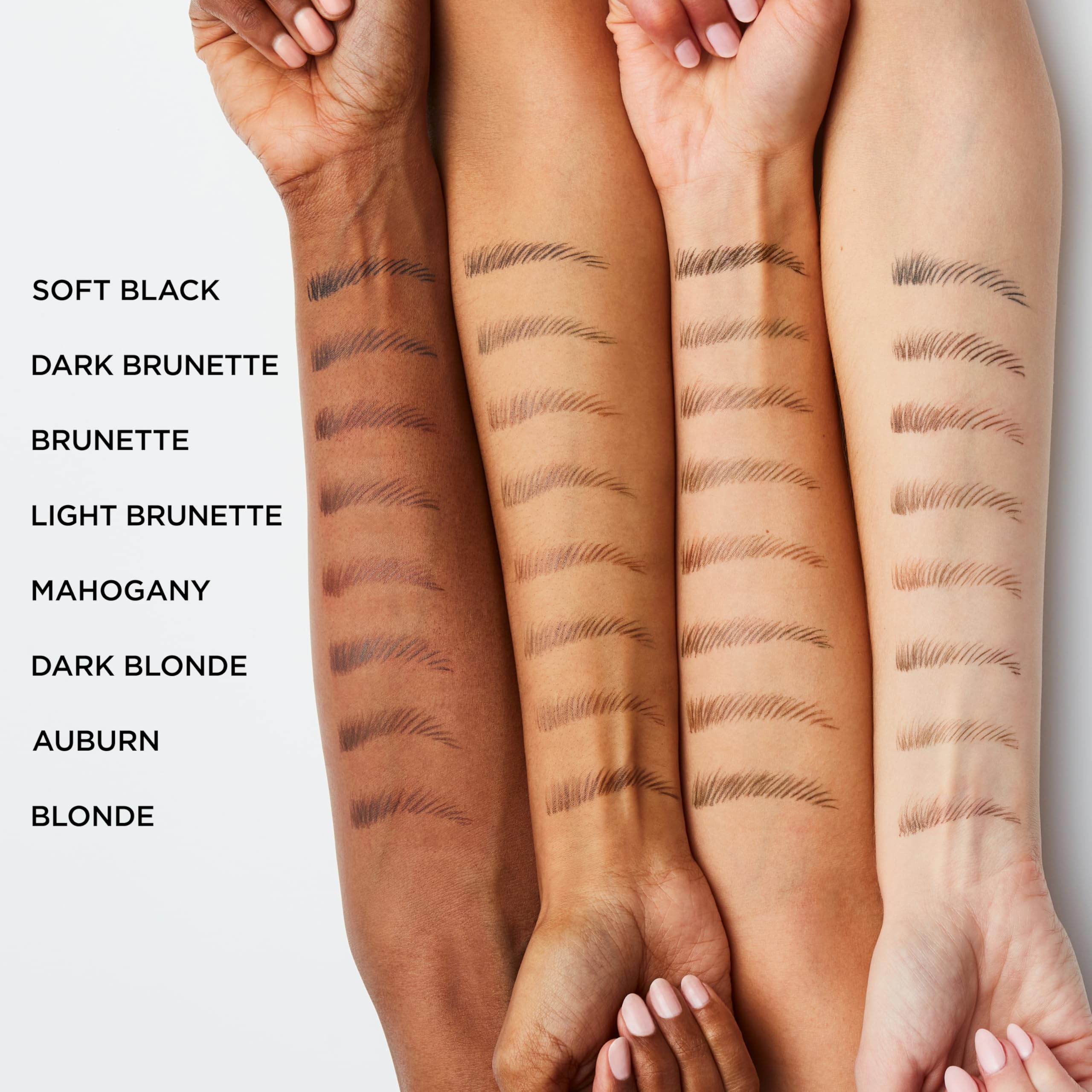 Blonde shade from Faux Brow provides soft, natural tint for lighter brows.