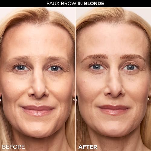 Long-wear test image showing durable Faux Brow performance.