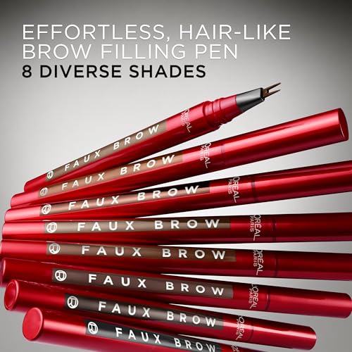 Compact Faux Brow packaging designed for on-the-go touch-ups.