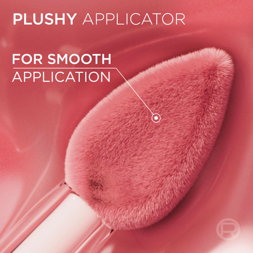 L'Oreal Paris Hyaluron Tint Lip Stain Serum instant hydration boost on application.