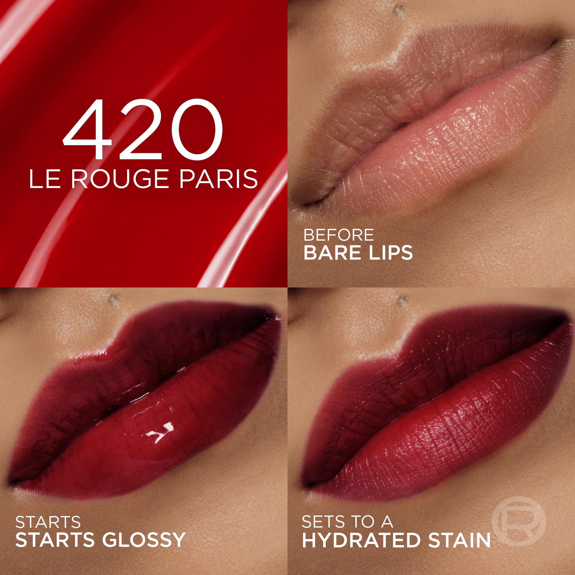 L'Oreal Paris Hyaluron Tint packaging close-up shows bottle and shade.