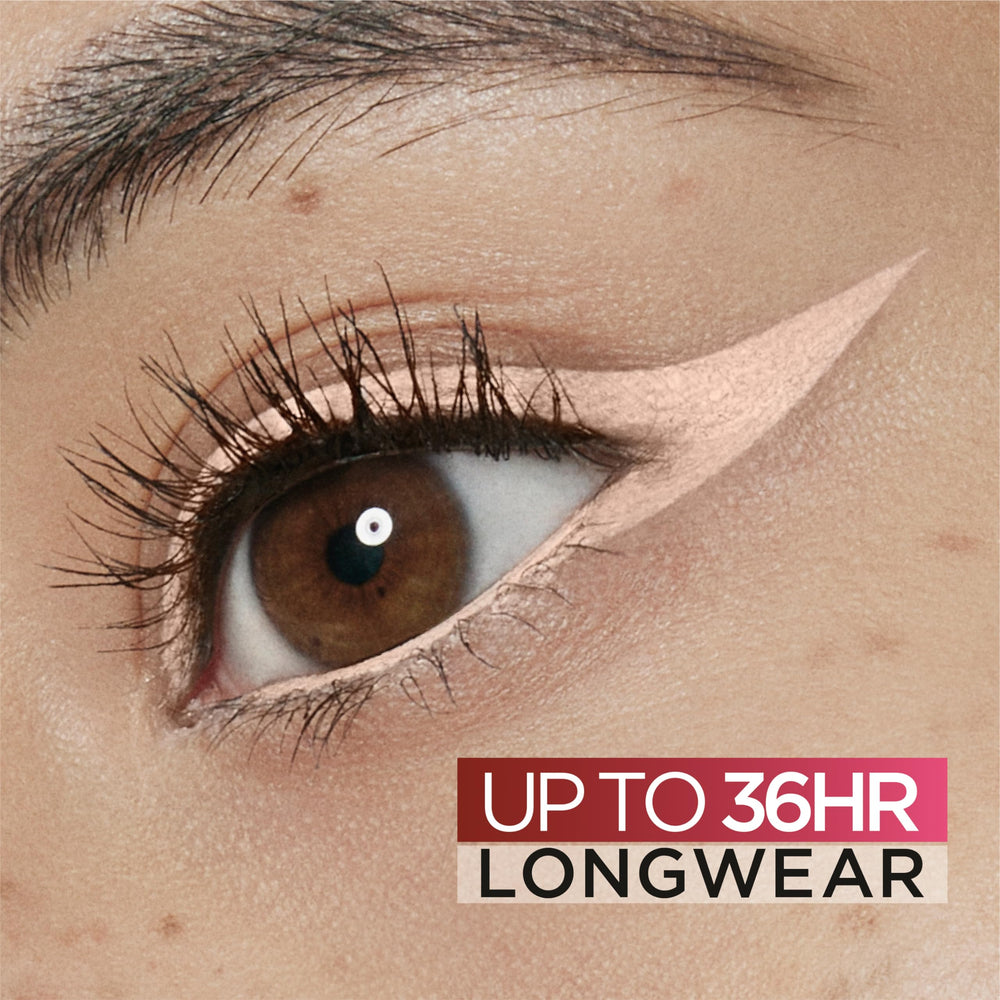 L’Oréal Paris Infallible Grip pencil applying on lid for smooth color