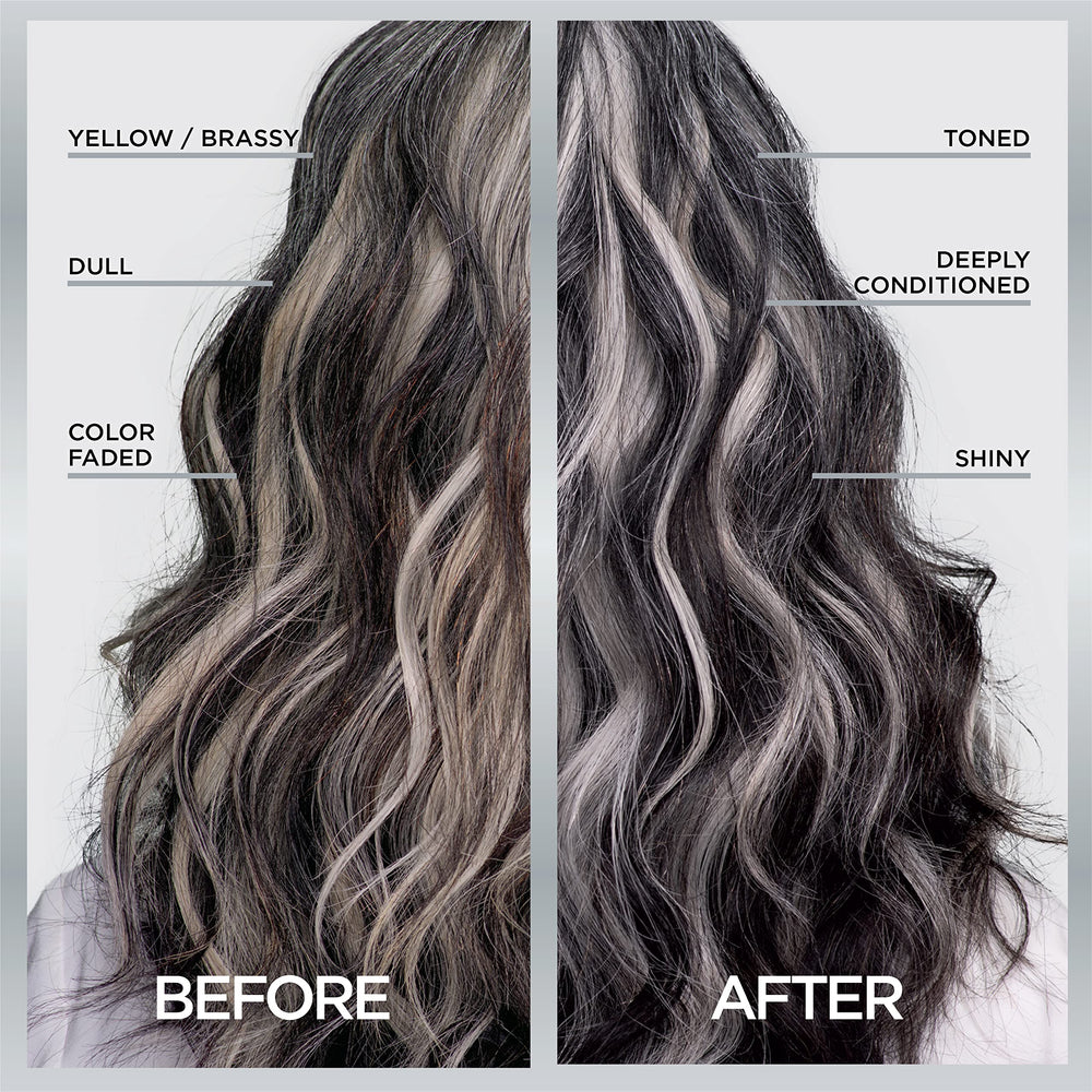 In-shower application with Le Color Gloss for easy toning routine.