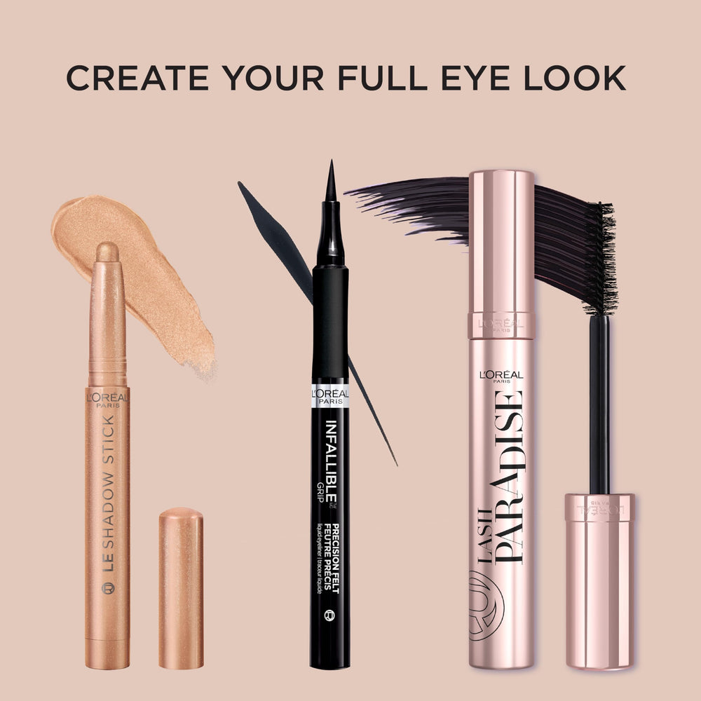 L'Oreal Paris Le Shadow Stick easy-blend on lid for quick eye definition.
