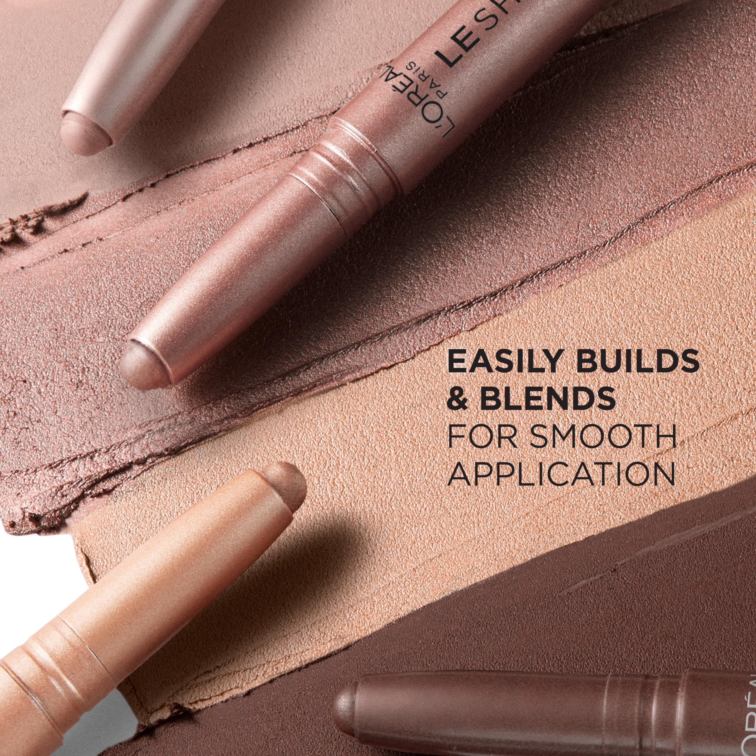 L'Oreal Paris Le Shadow Stick magnetic-bronze shade creates defined lids with ease.
