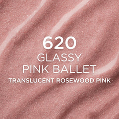 L'Oreal Paris Lumi Le Glass Stick Pink Ballet highlights the brow bone with translucent light