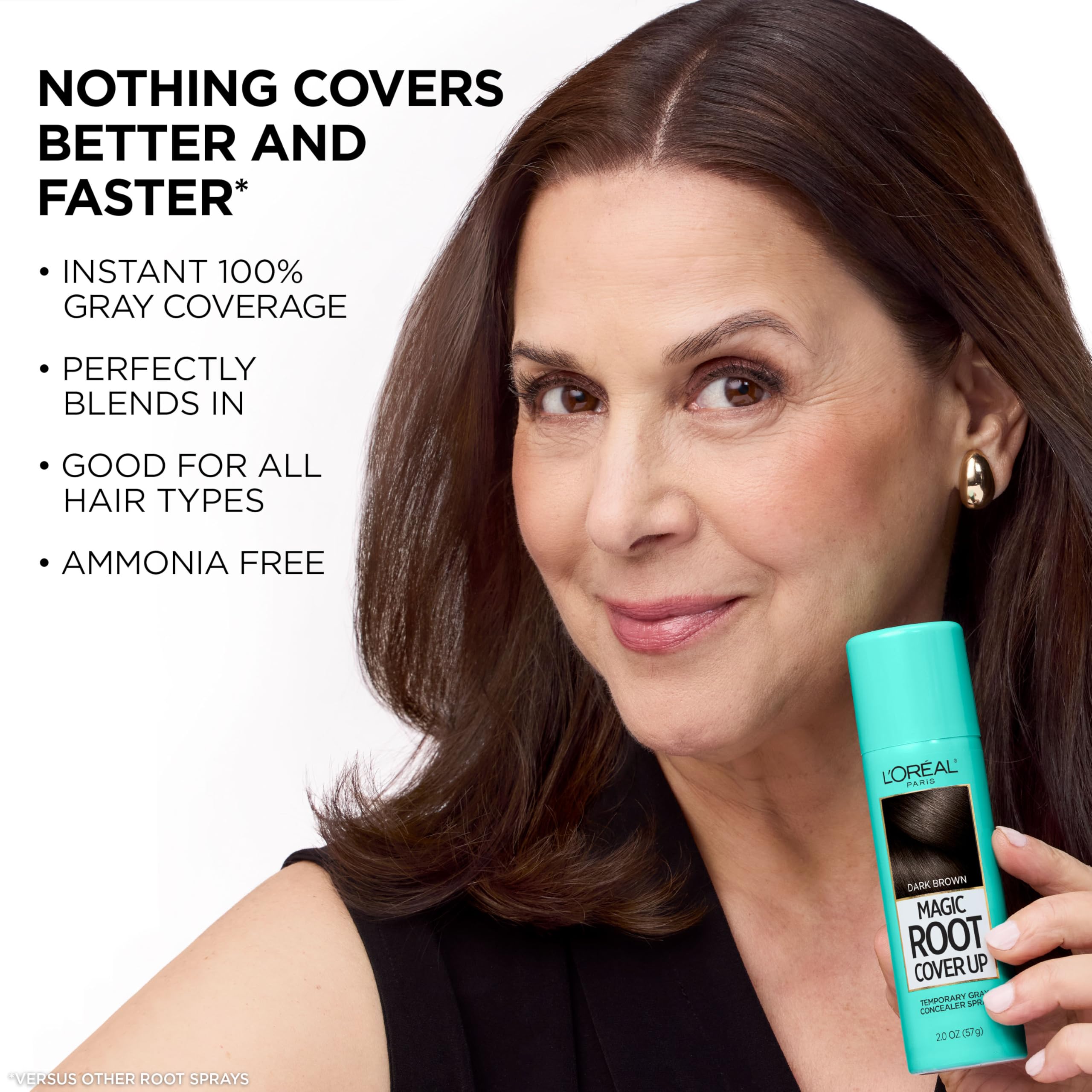 L'Oreal Paris Magic Root Cover-Up shade match blends with existing color
