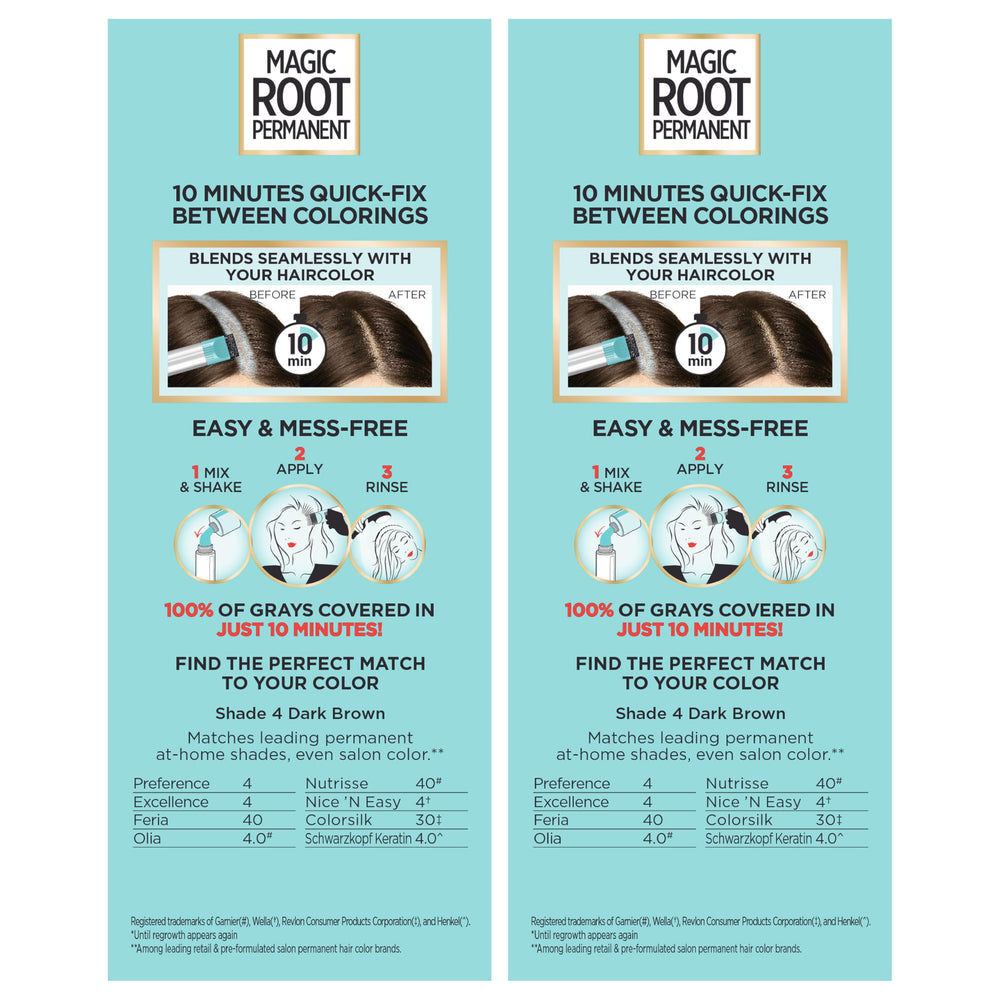 L'Oreal Paris Magic Root Rescue seamless root-to-tip color result.