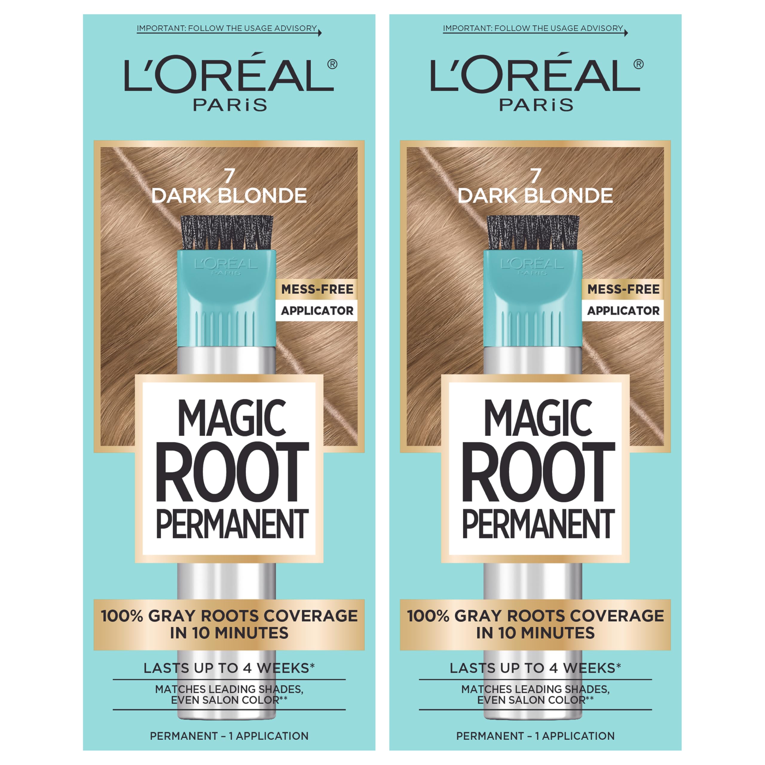 L’Oréal Paris Magic Root Rescue precision brush for quick, even root touch-ups.