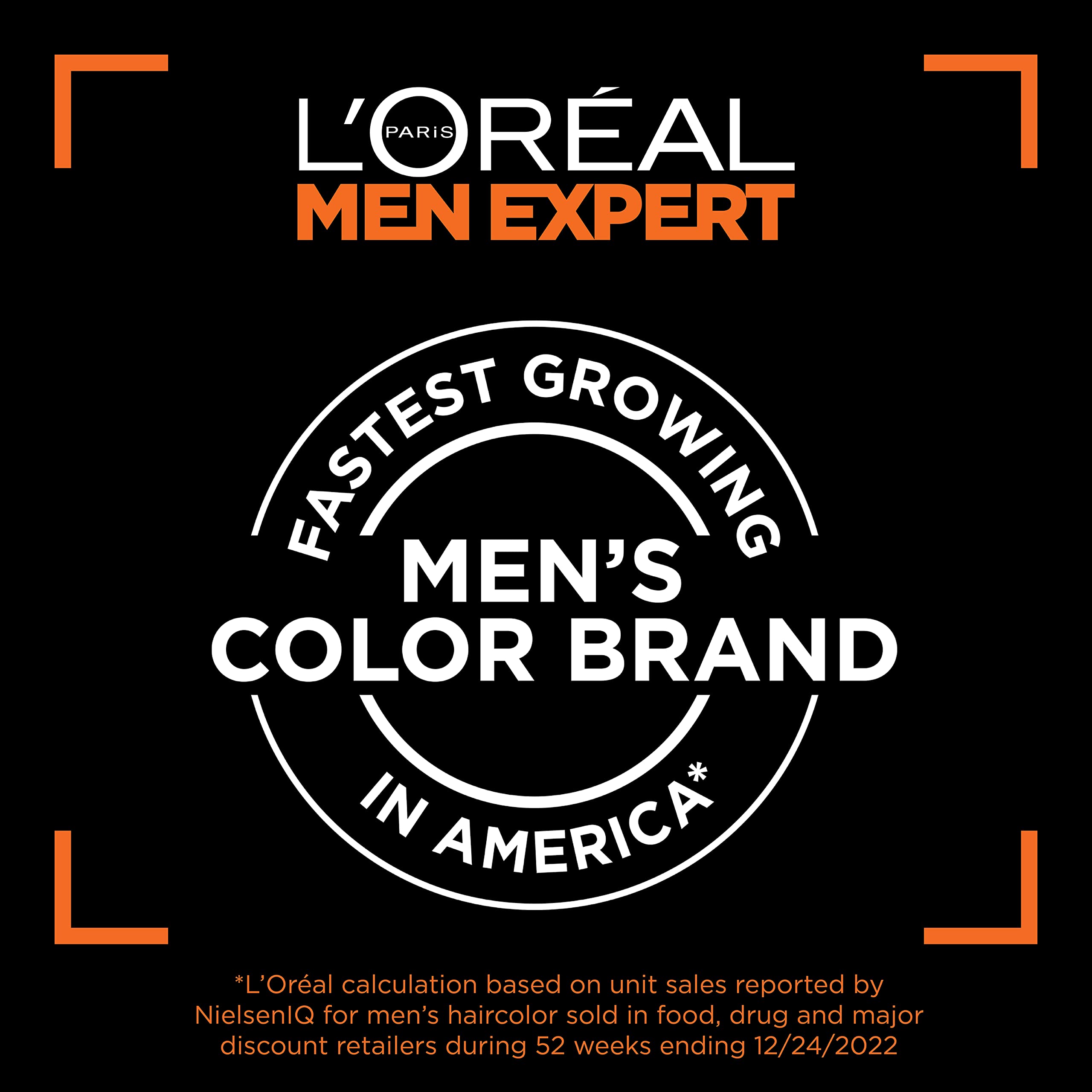 L'Oreal Paris Men Expert hair color result on hair with natural finish