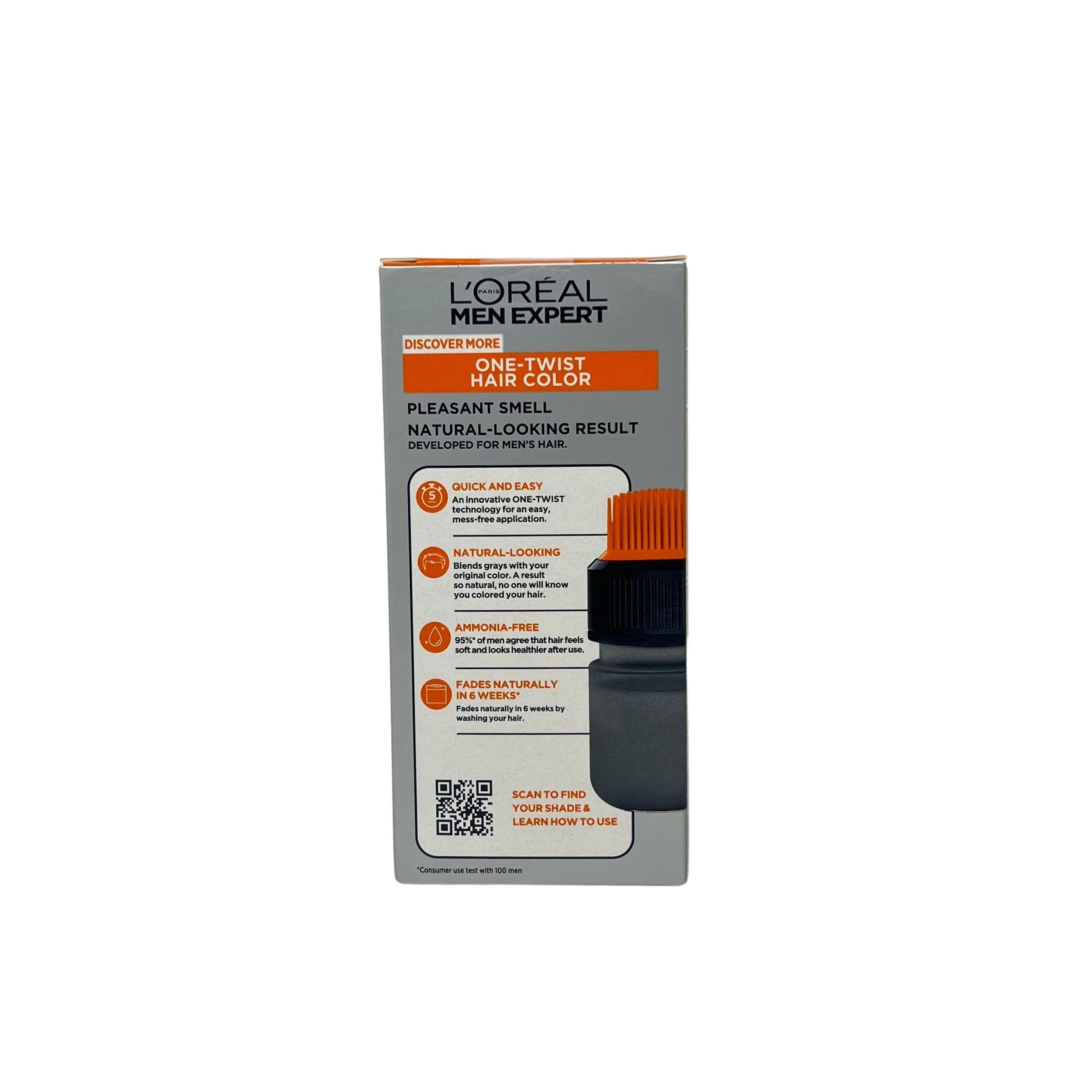 L'Oreal Paris Men Expert One Twist application demonstrates easy, mess-free use.