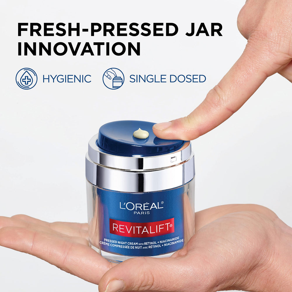 Cream on hand shows quick-absorbing, non-greasy finish.