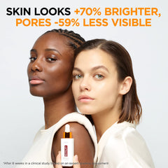 Graphic of Vitamin C, Vitamin E, and Salicylic Acid ingredients