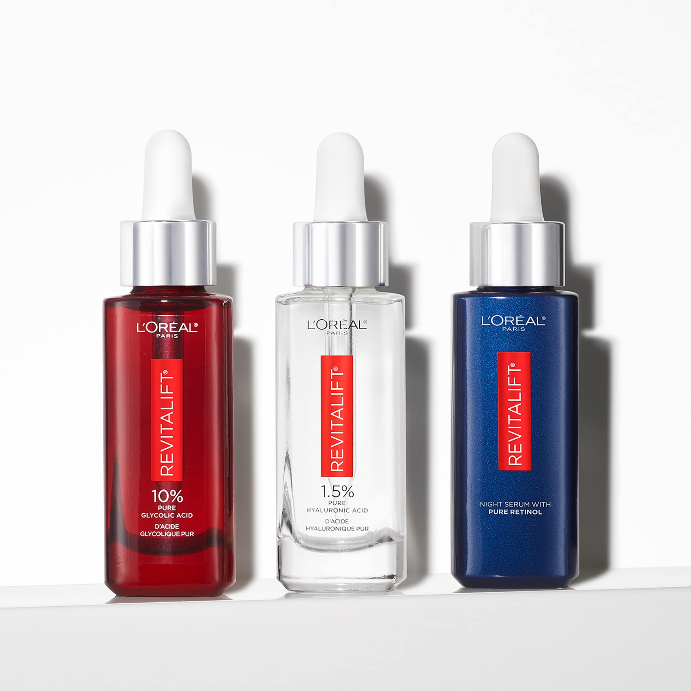 Night routine steps image suggests gradual retinol introduction