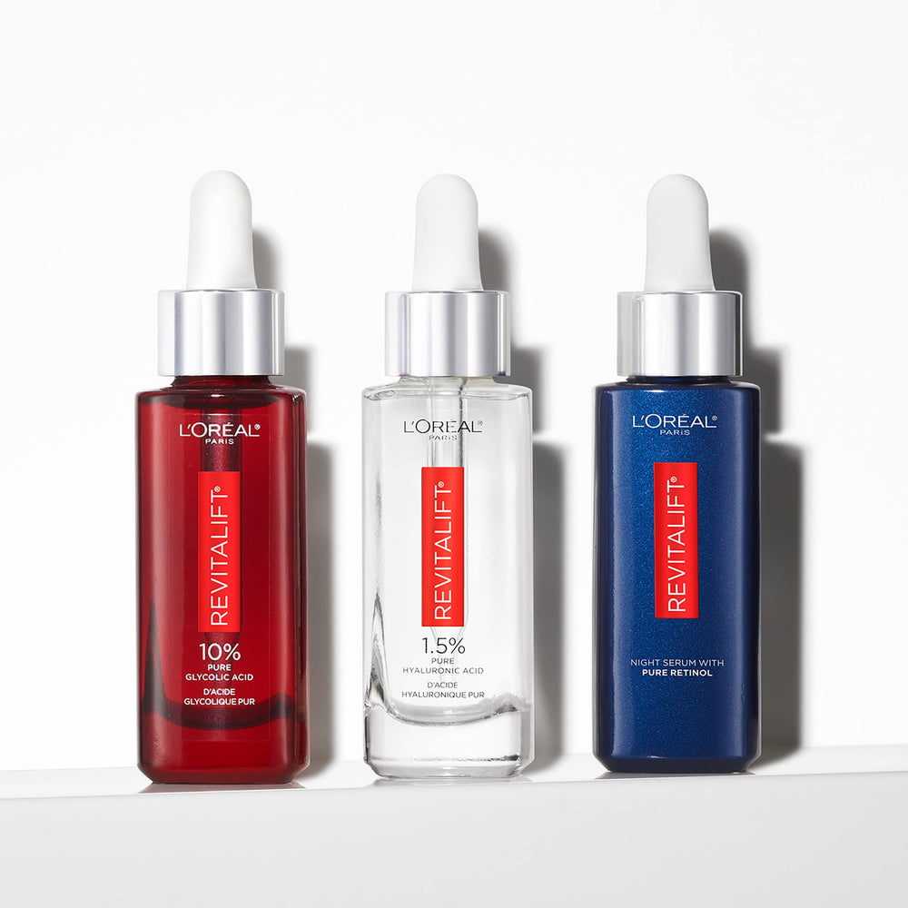 Night routine steps image suggests gradual retinol introduction
