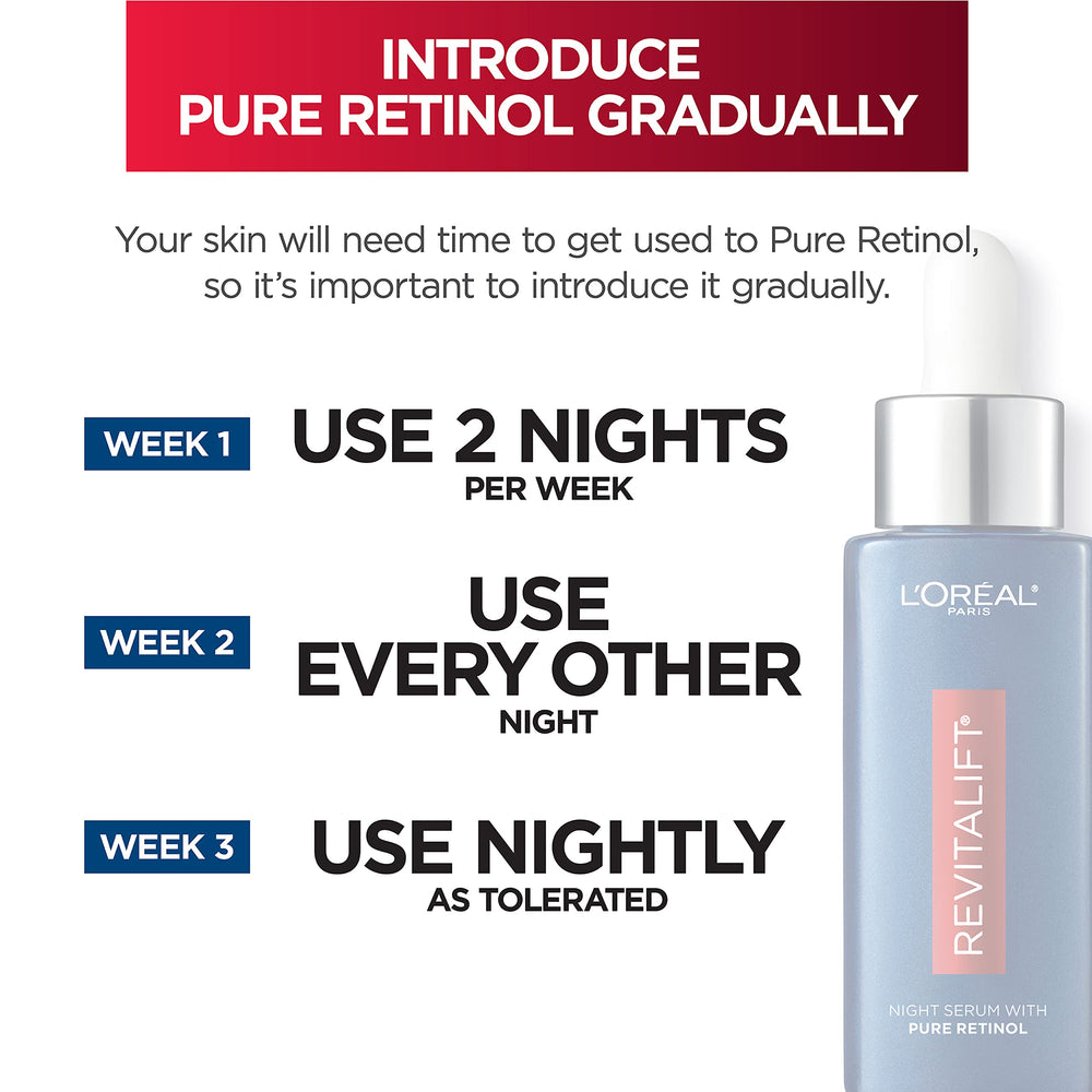 Night serum pump dispense delivers precise dosing