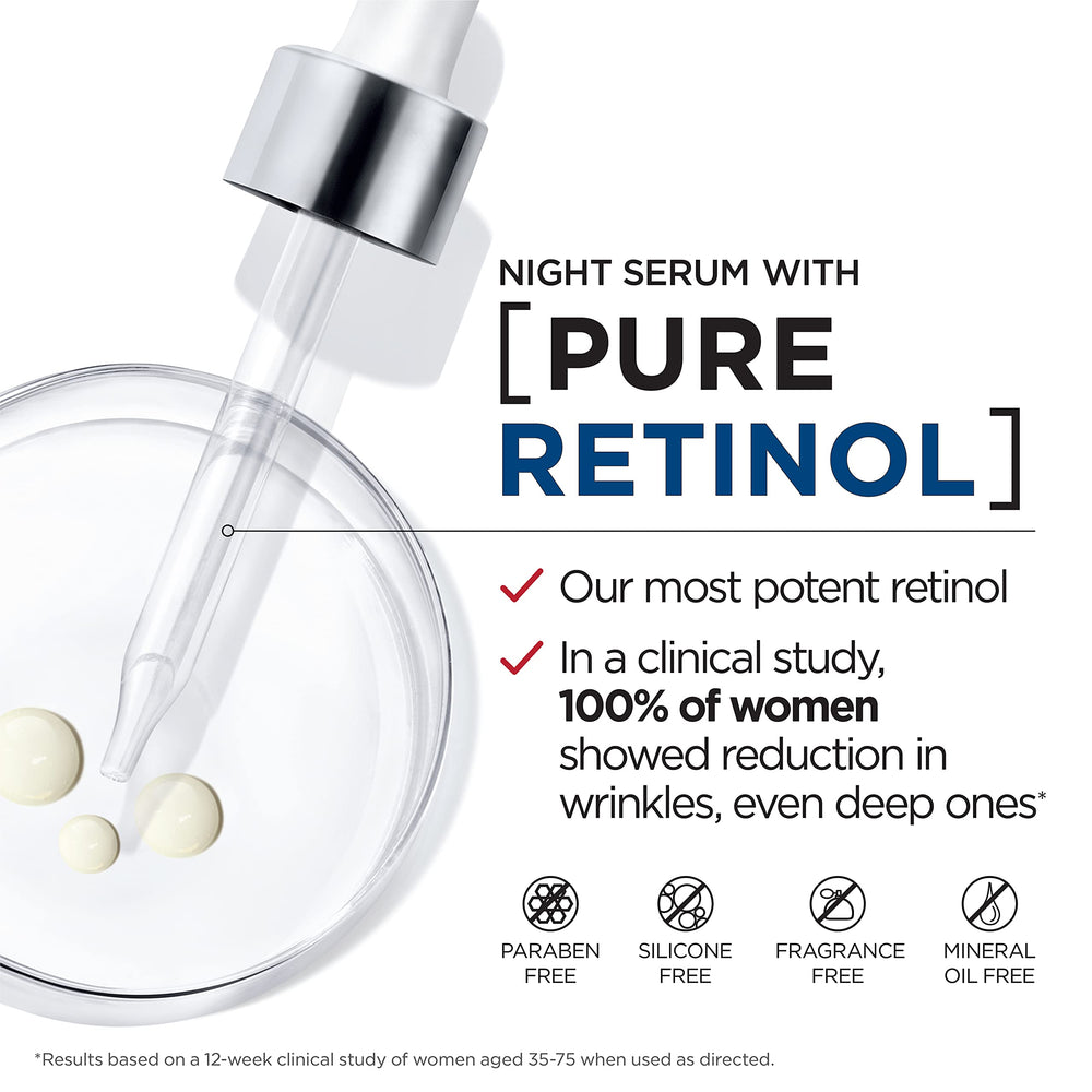 Revitalift 0.3% pure retinol label communicates high potency