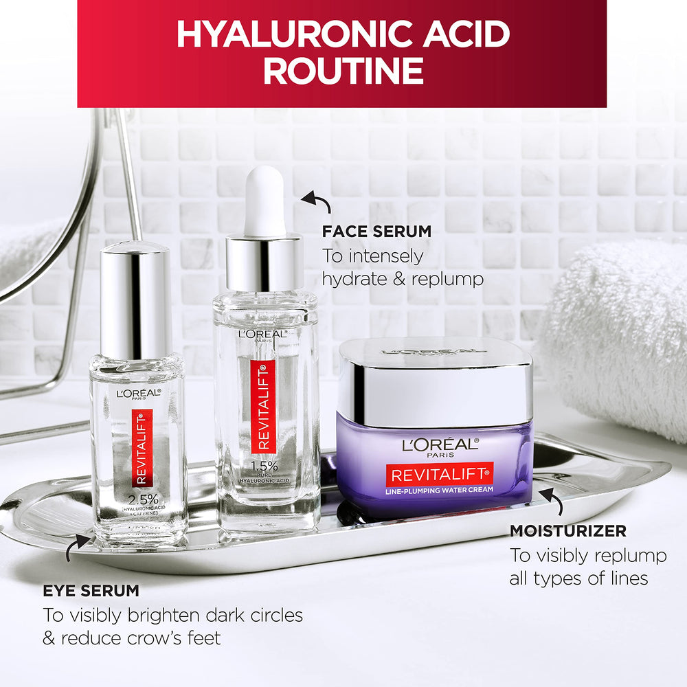 L'Oreal Paris Revitalift serum sample pack included for trial use