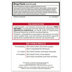 L’Oréal Paris Revitalift Pro-Retinol label highlights wrinkle reduction potential.