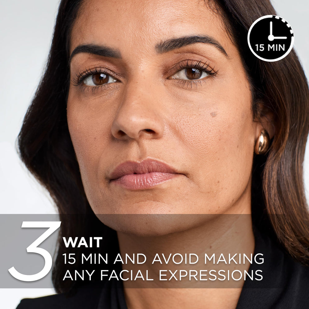 Close-up of under-eye area with focus on fine lines and wrinkles