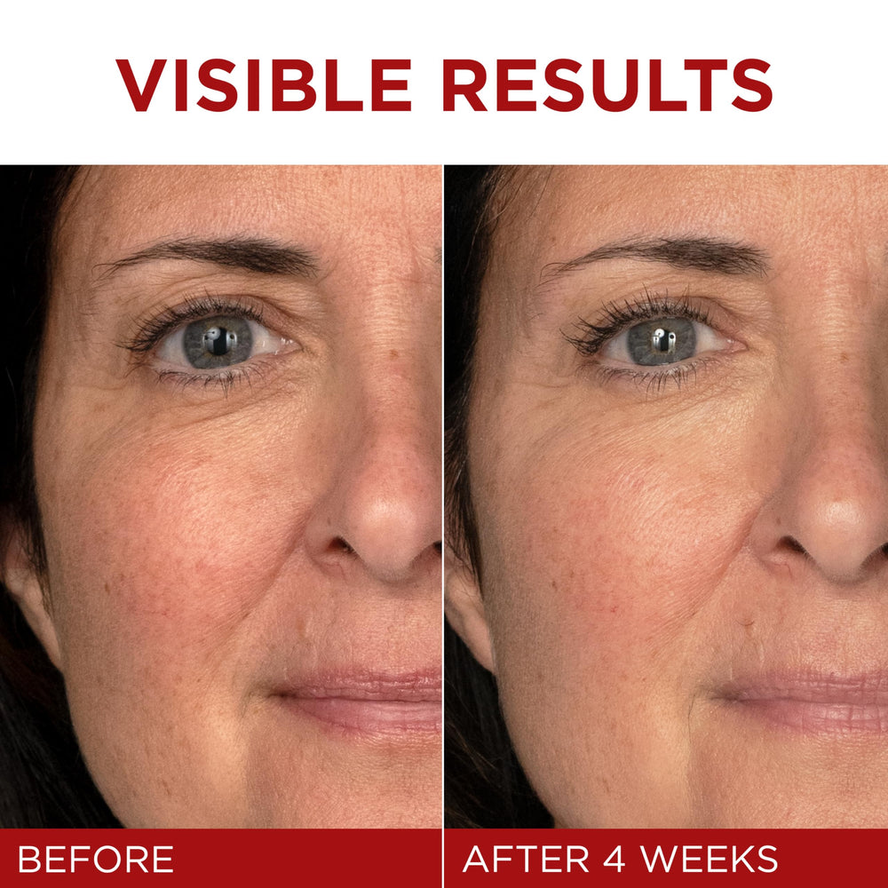 L'Oreal Paris Revitalift Triple Power face application absorbs well and works under makeup