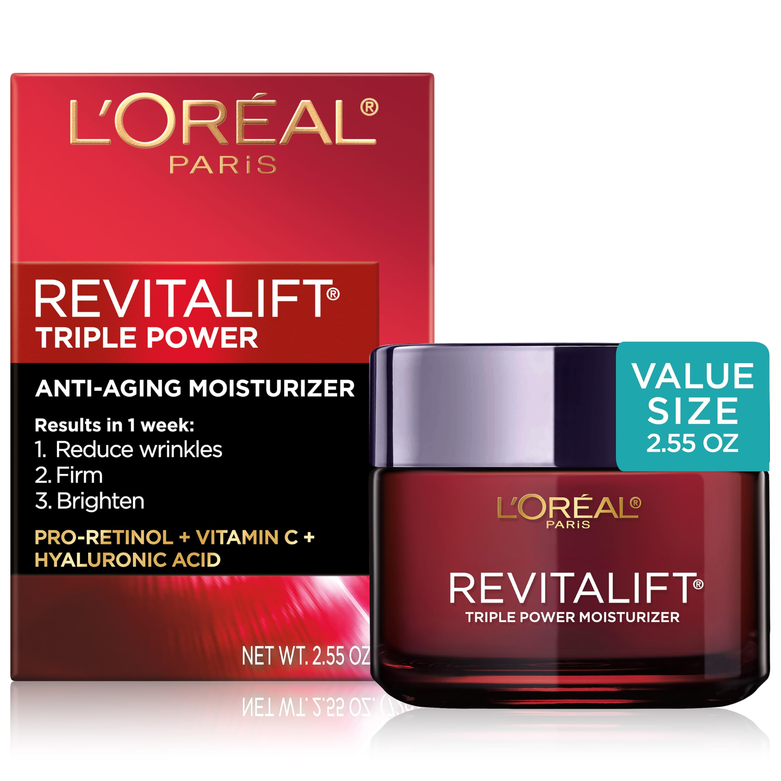 L'Oreal Paris Revitalift Triple Power jar anti aging cream for firmer look and hydration