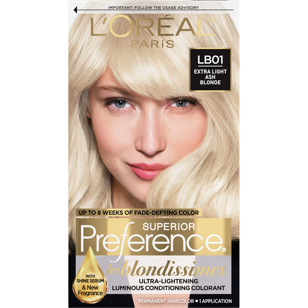 L'Oreal Paris Superior Preference bottle showing fade-defying color