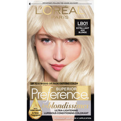 L'Oreal Paris Superior Preference bottle showing fade-defying color